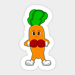 Carrot Boxer Boxing gloves Boxing Sticker